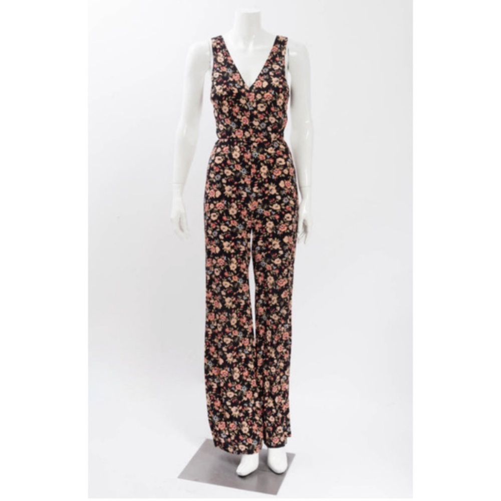 Reformation floral jumpsuit